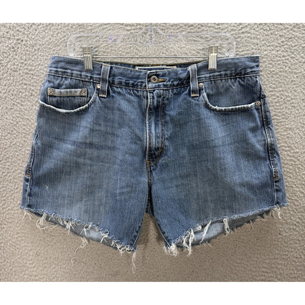 Vintage Levis 527 Shorts Mens 36 Blue Denim Jorts Workwear Grunge Skater Y2K